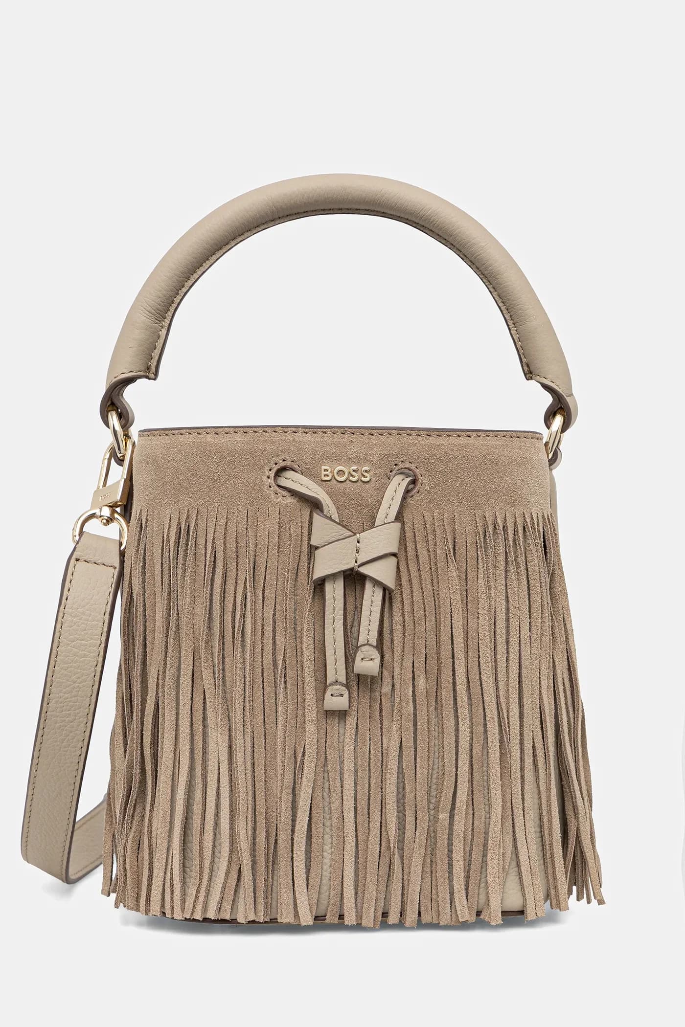 Кожаная сумка Lenah S Bucket FR