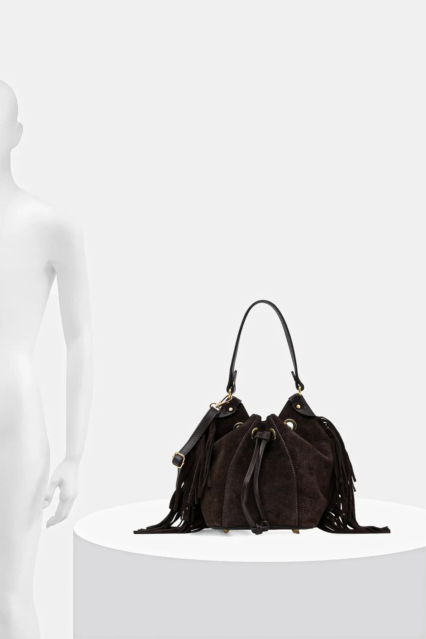 Замшевая сумочка - фото 6