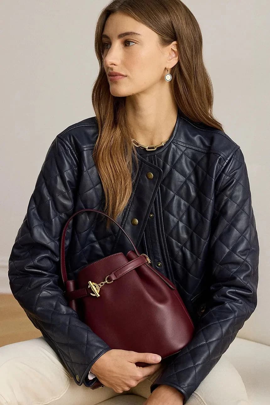 Кожаная сумочка - фото 7