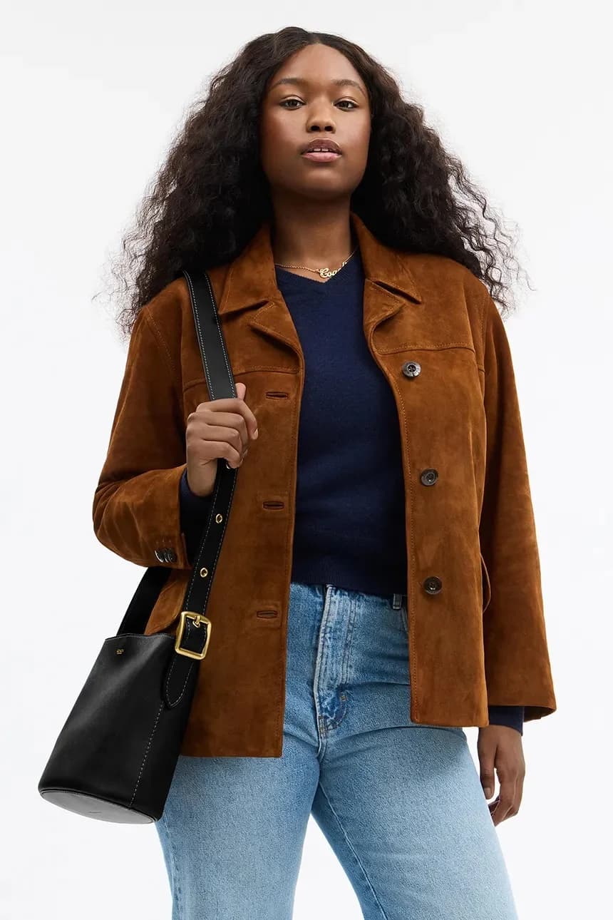 Кожаная сумка Bleecker Bucket Bag 21 - фото 10