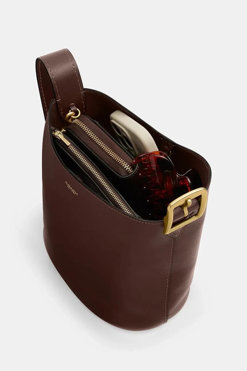 Кожаная сумка Bleecker Bucket Bag 21 - фото 5