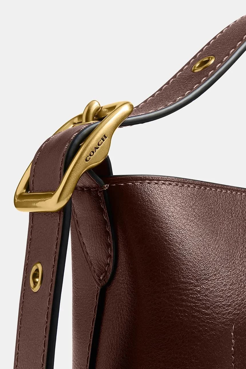 Кожаная сумка Bleecker Bucket Bag 21 - фото 8