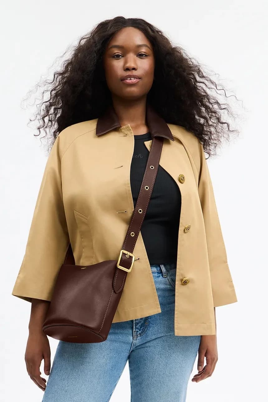 Кожаная сумка Bleecker Bucket Bag 21 - фото 9