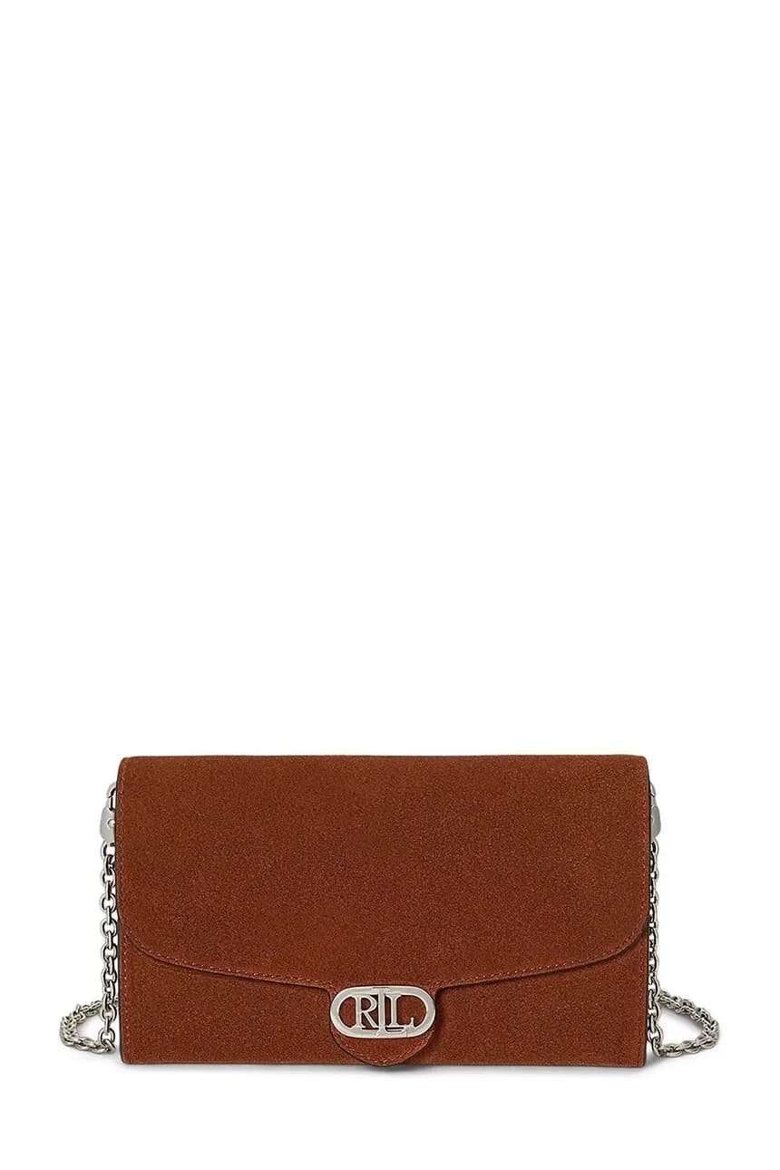 Замшевый клатч