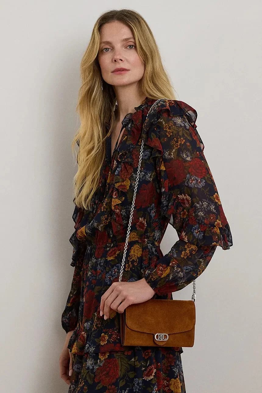 Замшевый клатч - фото 7