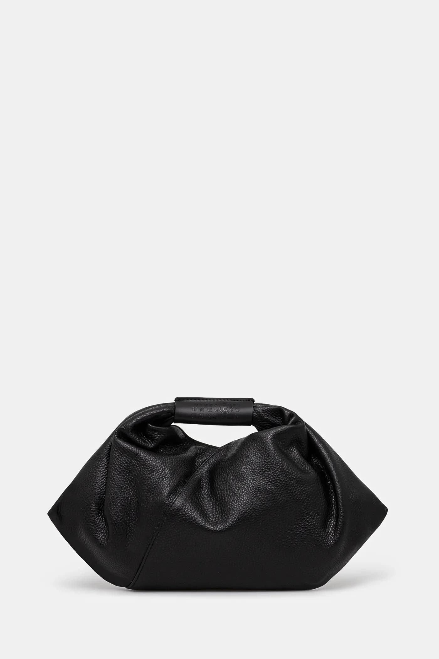 Японская кожаная сумка Mini с драпировкой