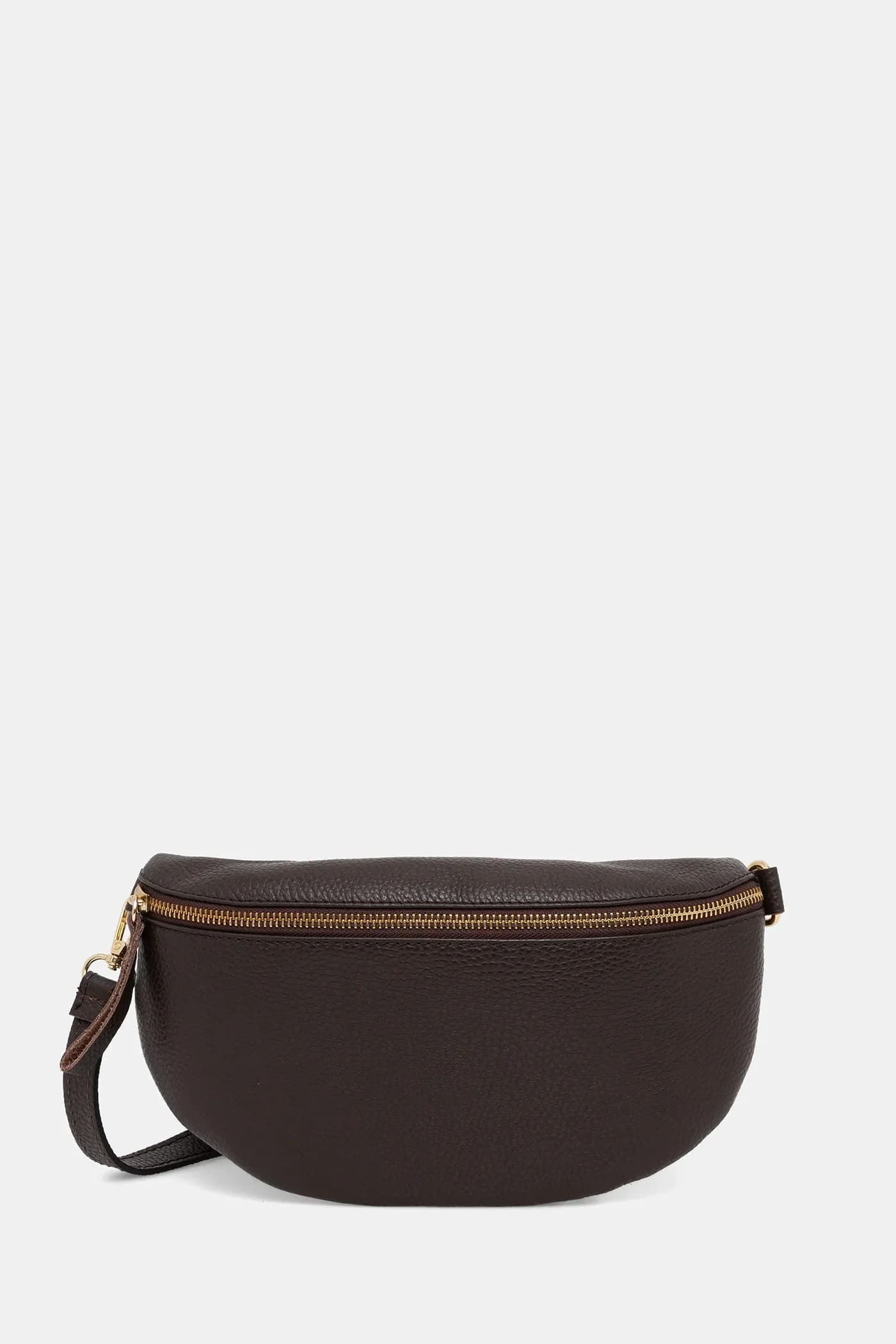 Кожаная поясная сумка