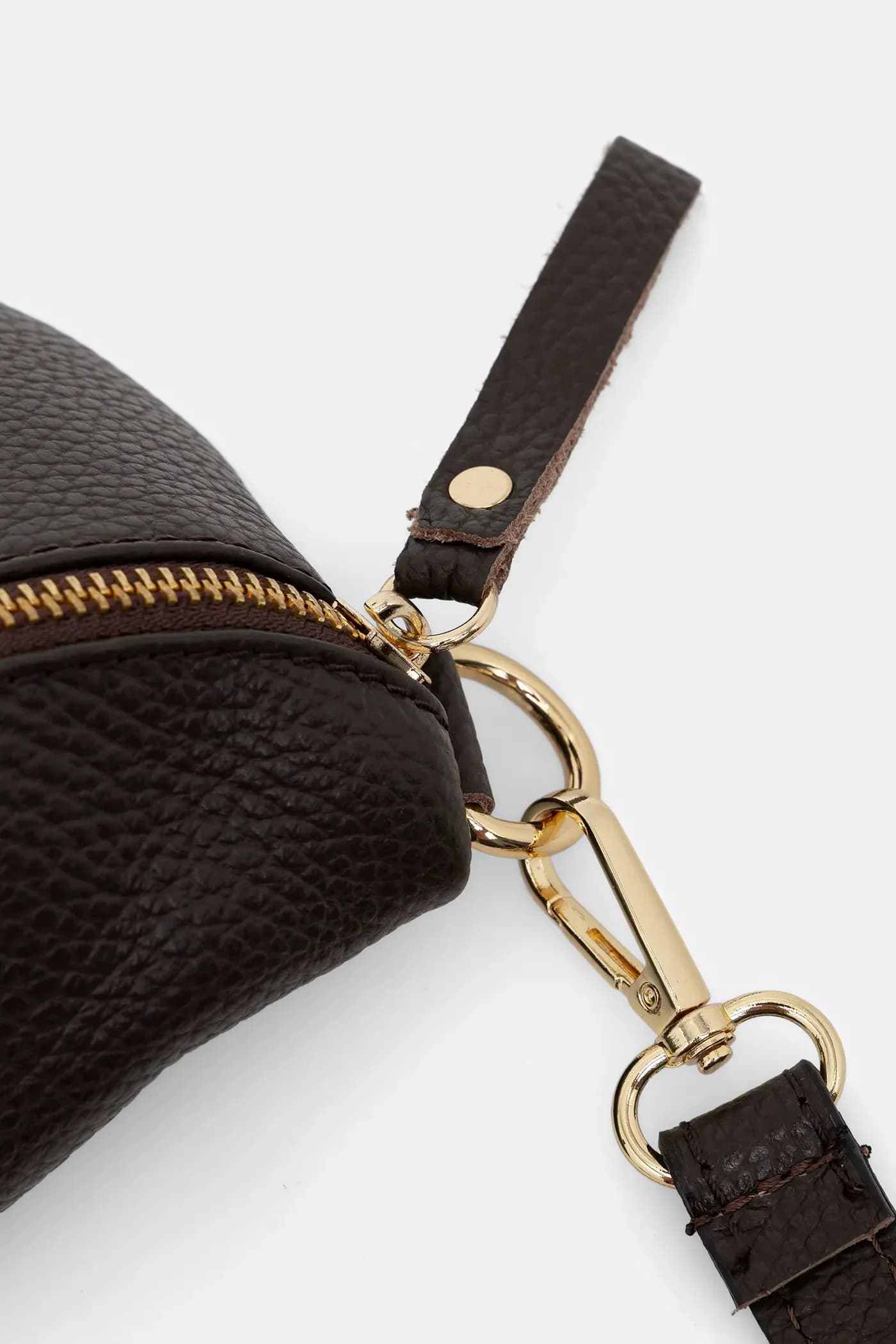 Кожаная поясная сумка - фото 5