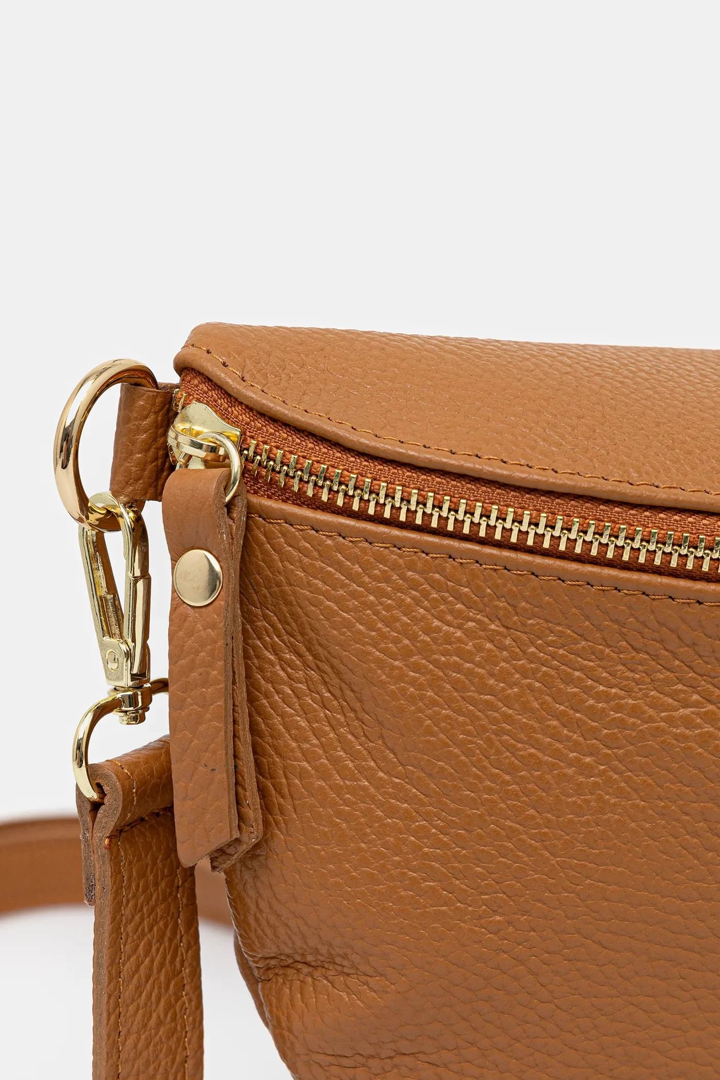 Кожаная поясная сумка - фото 2