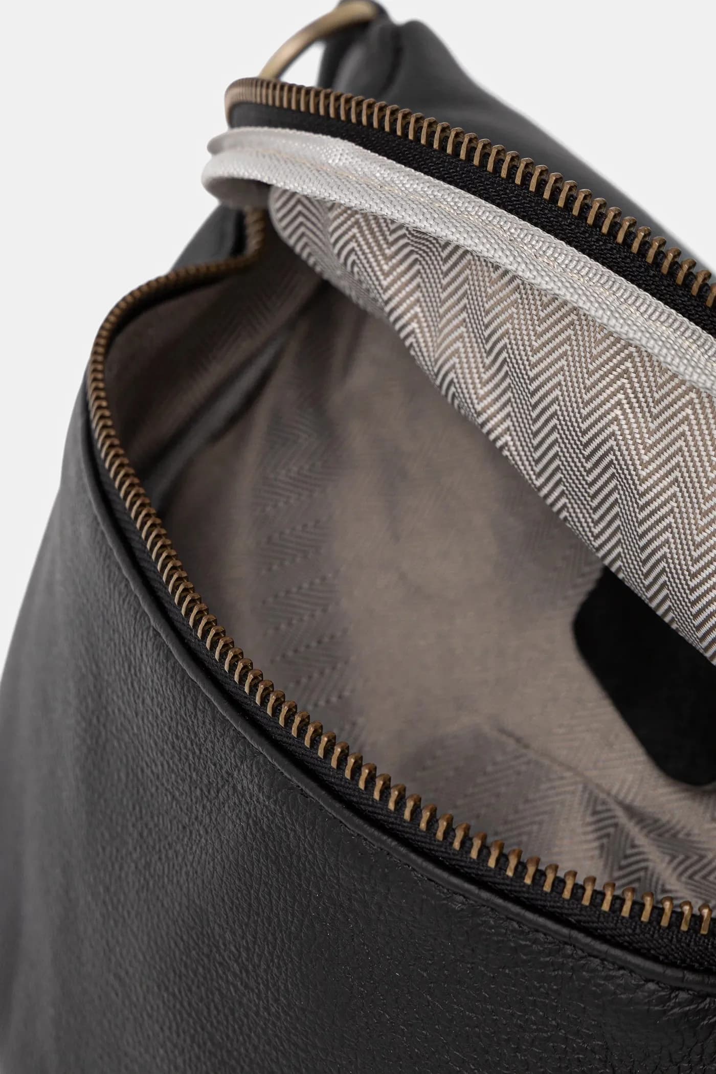 Кожаная поясная сумка - фото 4