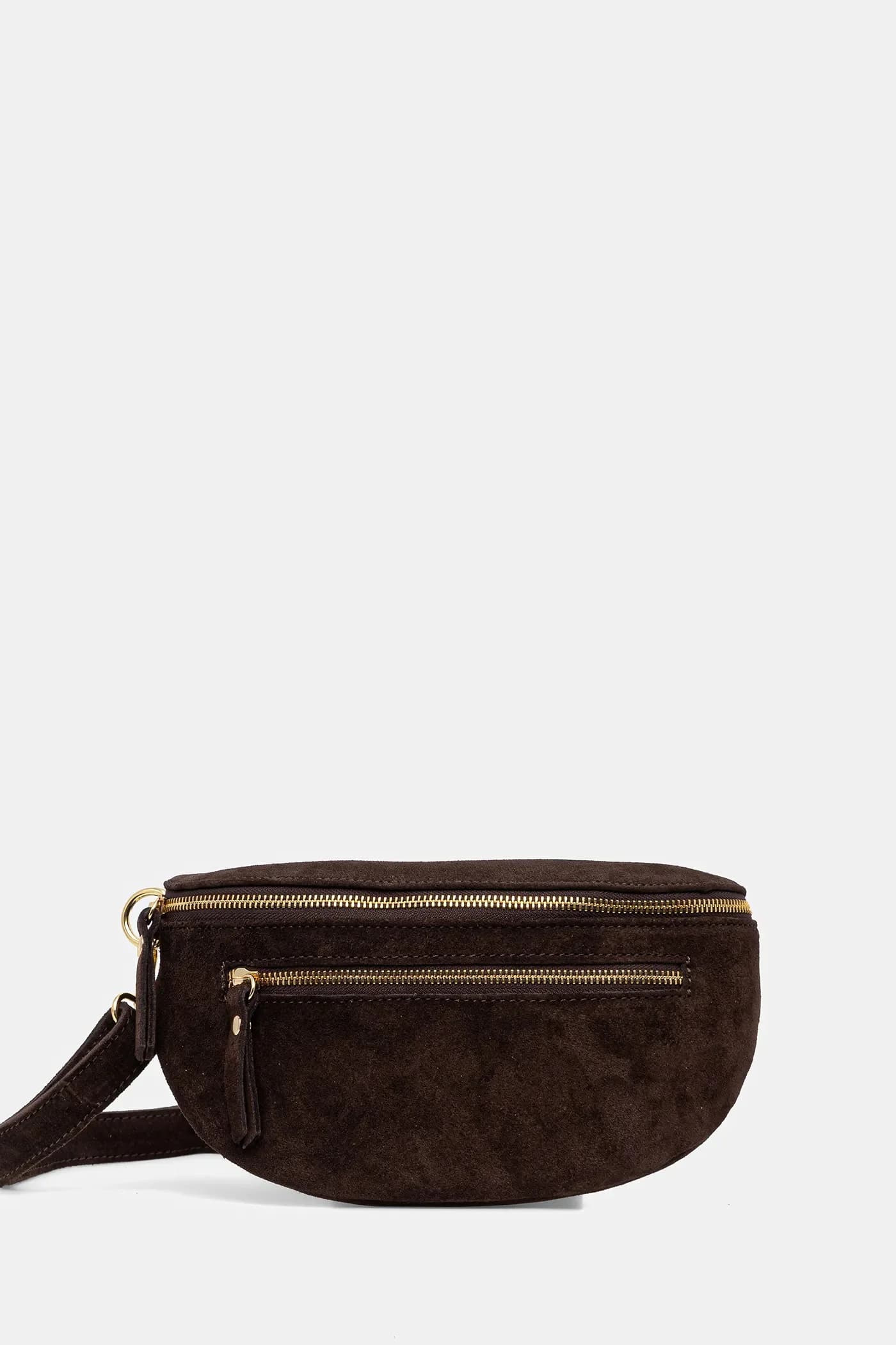 Замшевая сумка