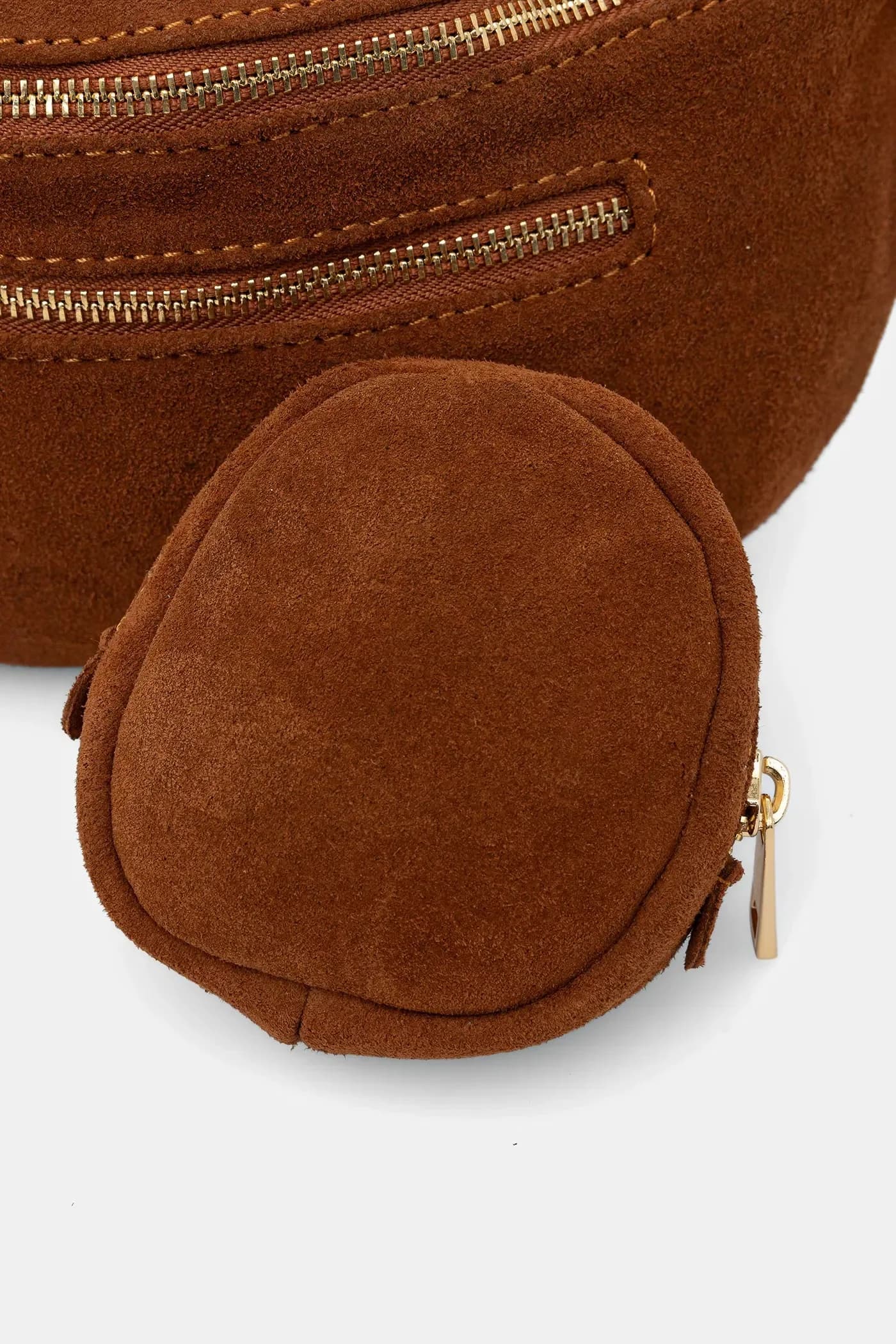 Замшевая поясная сумка - фото 4