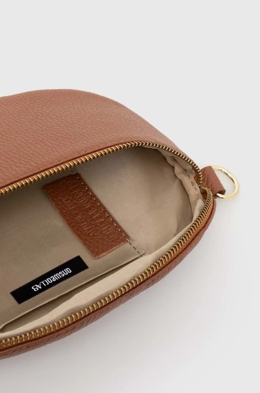 Кожаная поясная сумка - фото 4