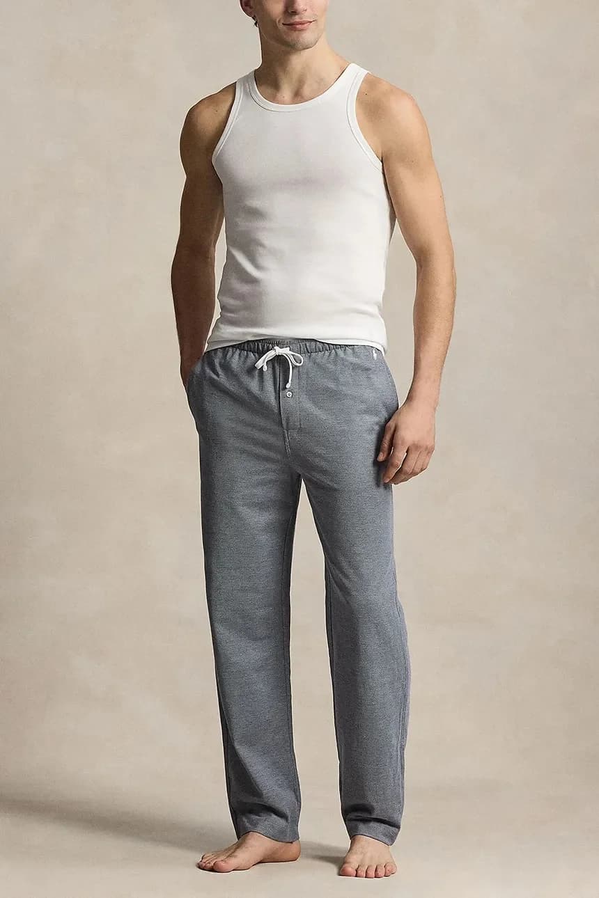 Хлопковые пижамные штаны - фото 3