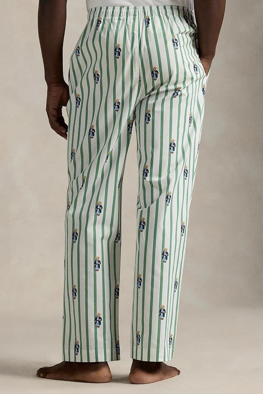Хлопковые пижамные штаны - фото 2