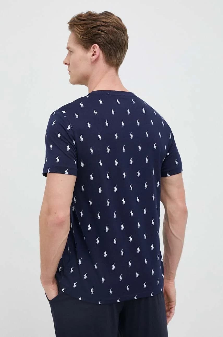 Хлопковая пижамная футболка - фото 3