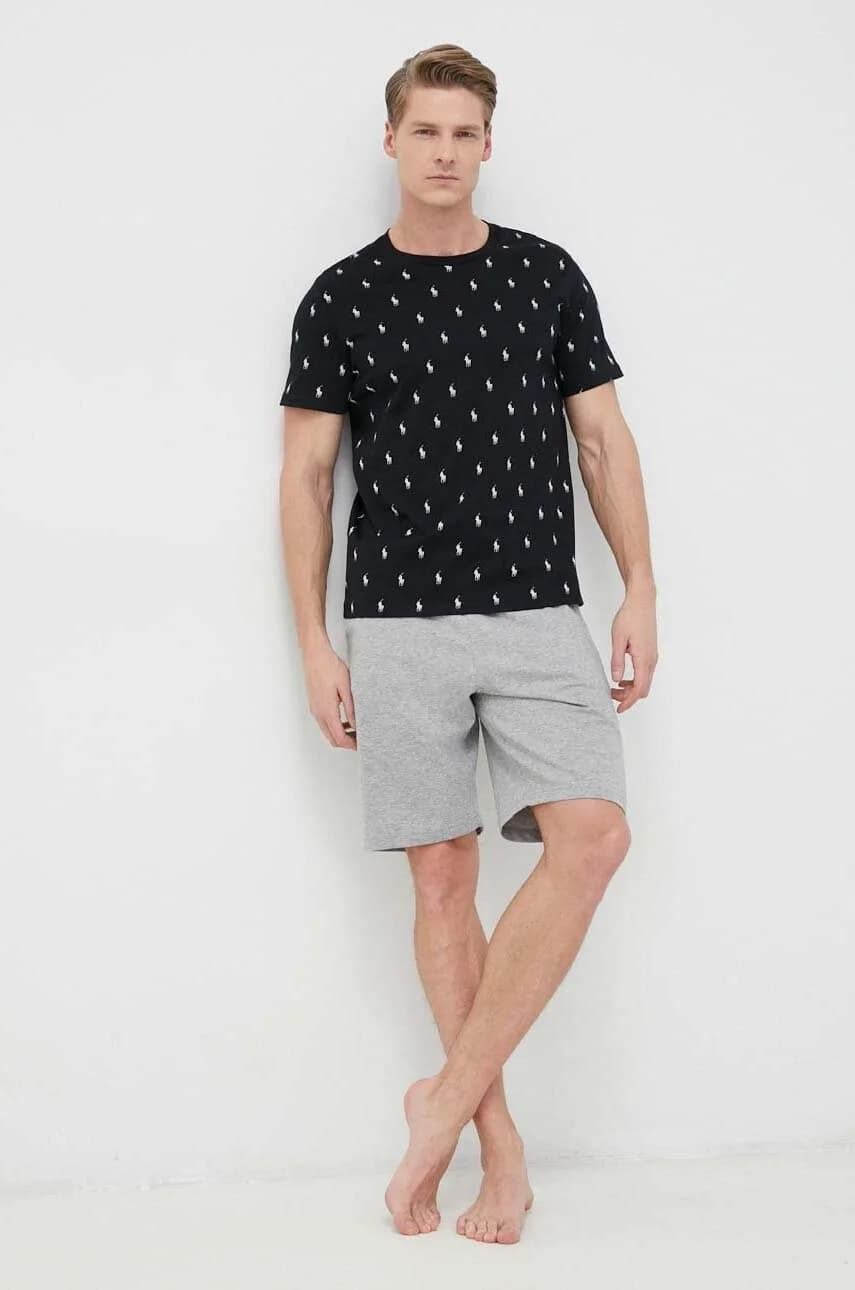 Хлопковая пижамная футболка - фото 2