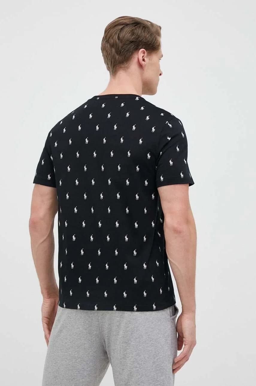 Хлопковая пижамная футболка - фото 3