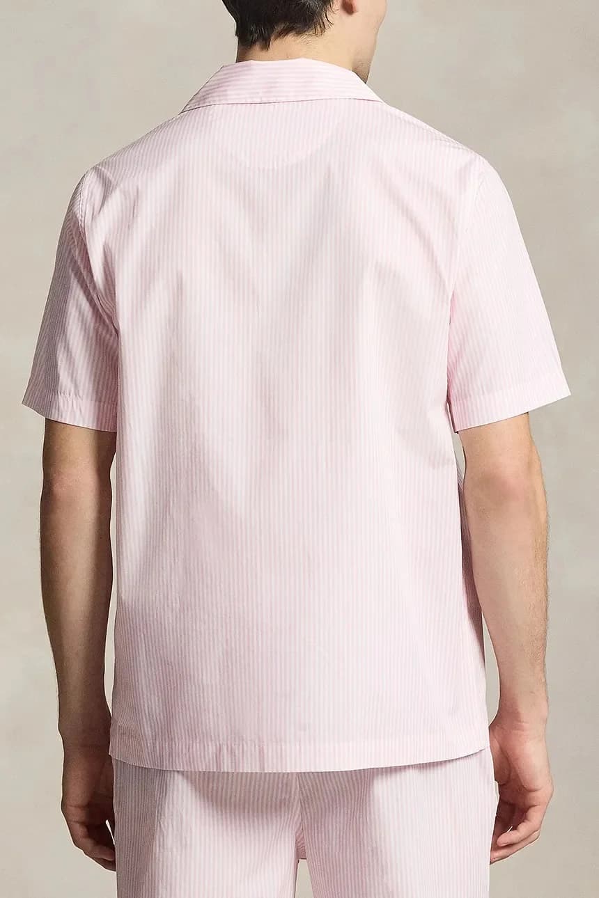 Хлопковая пижамная рубашка - фото 2