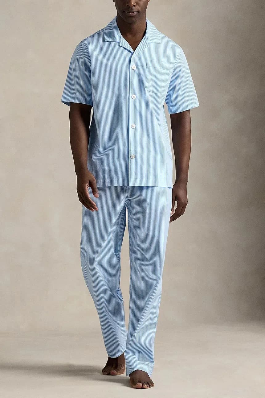 Хлопковые пижамные штаны - фото 3