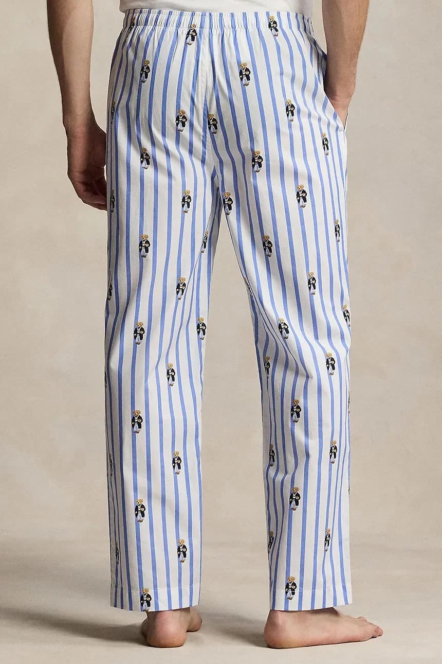 Хлопковые пижамные штаны - фото 2
