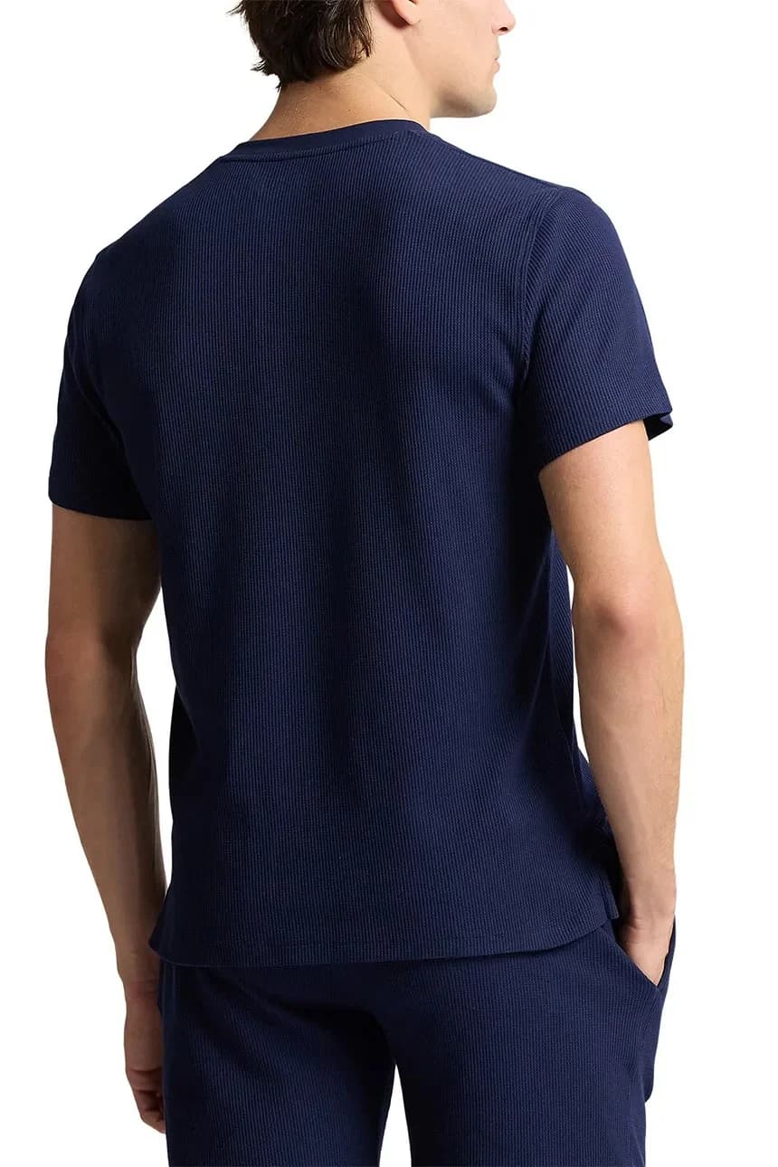 Мужская хлопковая пижамная футболка - фото 2