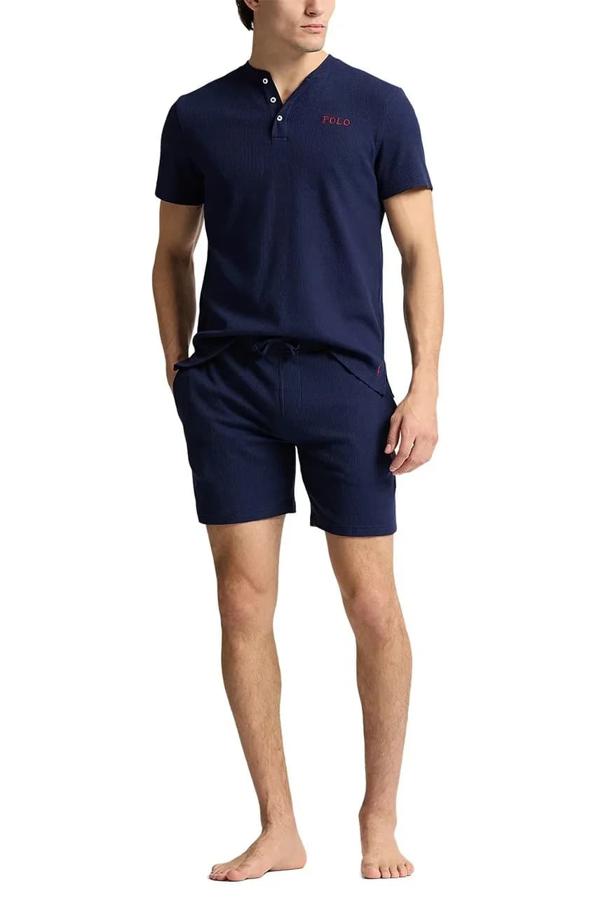 Мужская хлопковая пижамная футболка - фото 3