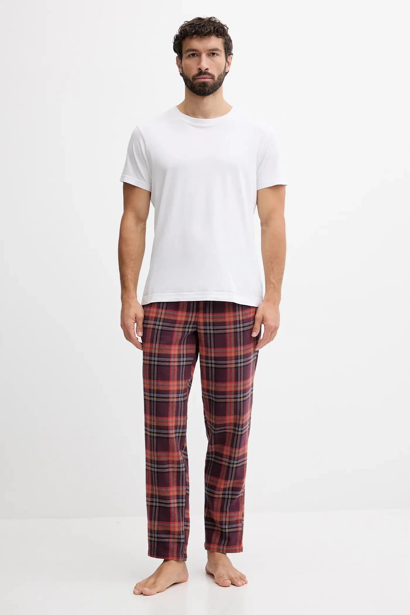 Хлопковые пижамные штаны - фото 2