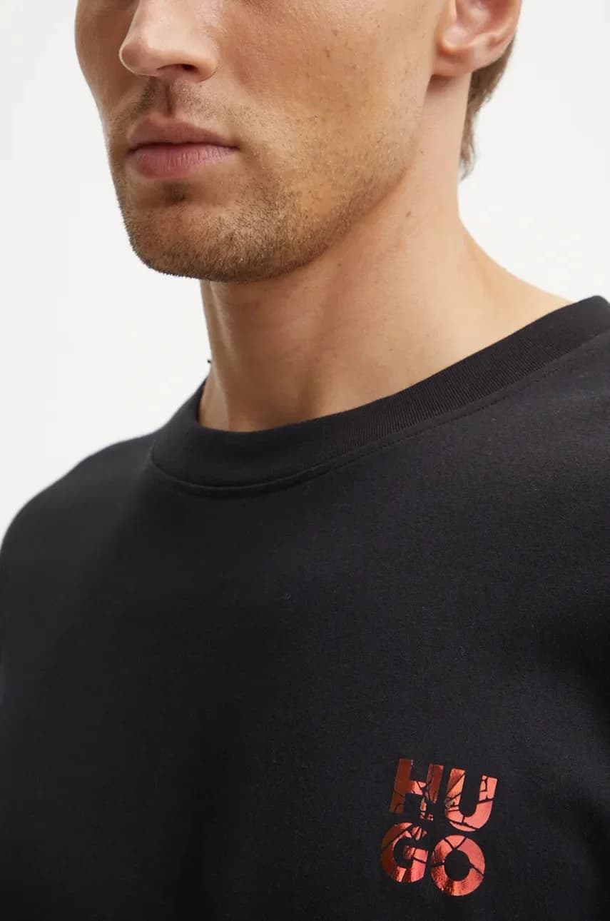 Хлопковая пижама с длинными рукавами - фото 4