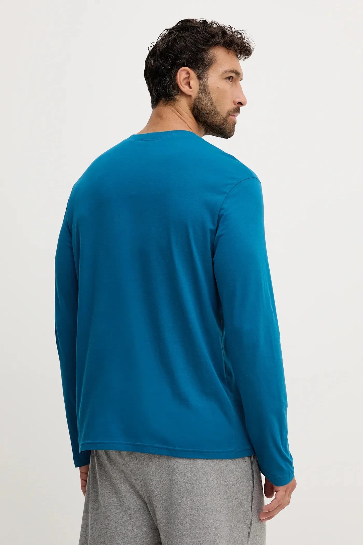 Хлопковая пижама с длинными рукавами - фото 3