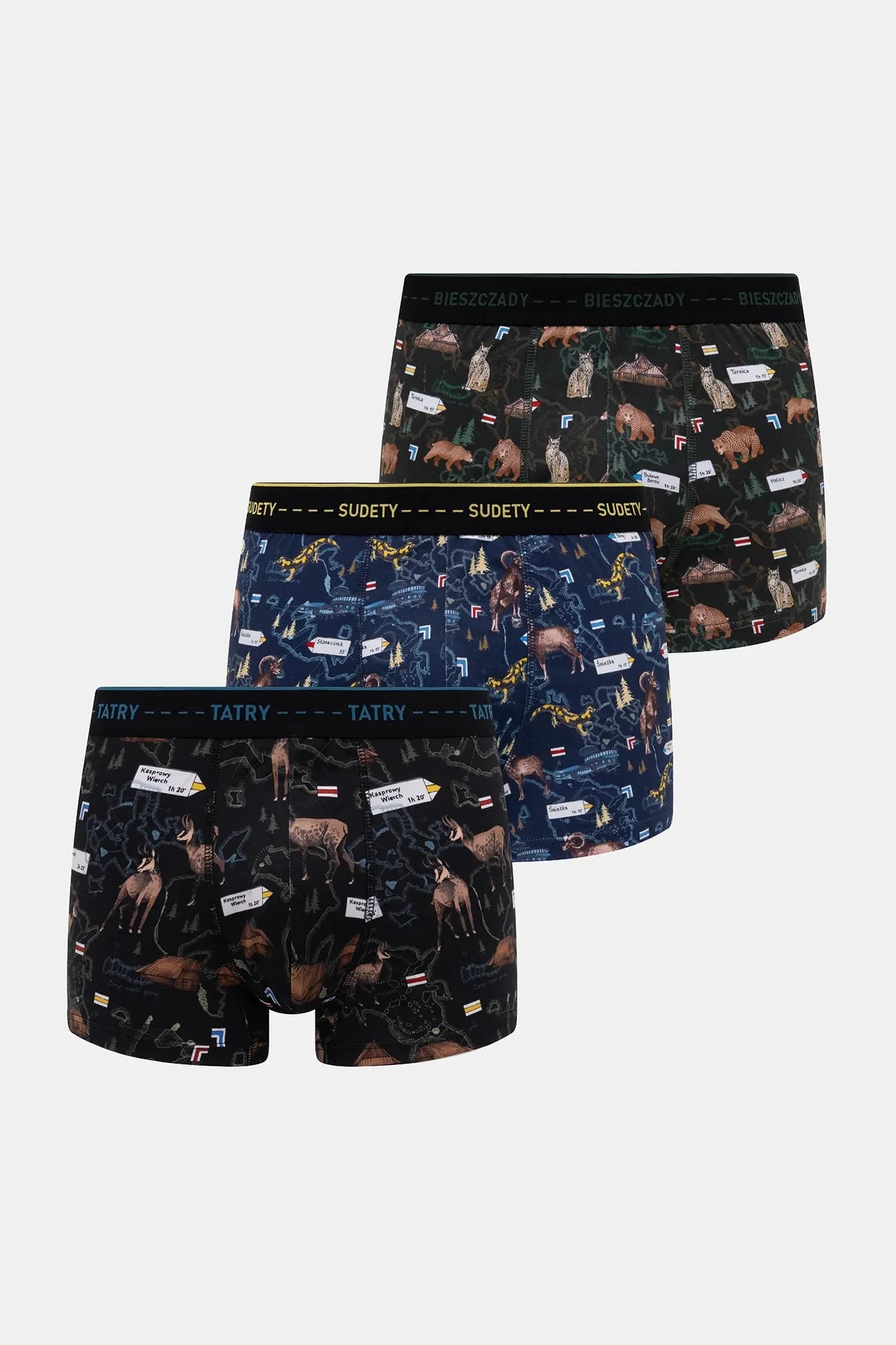 Комплект из трех хлопковых боксеров - фото 2