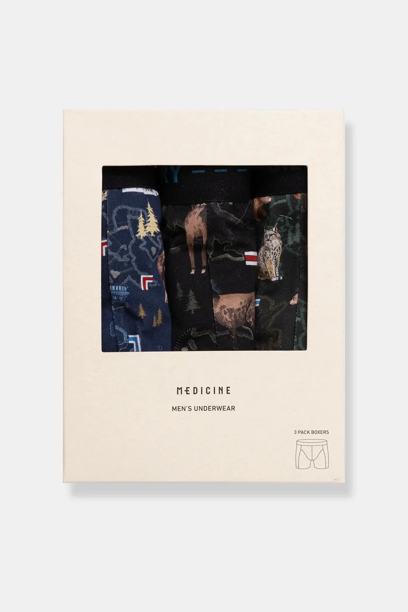 Комплект из трех хлопковых боксеров - фото 9