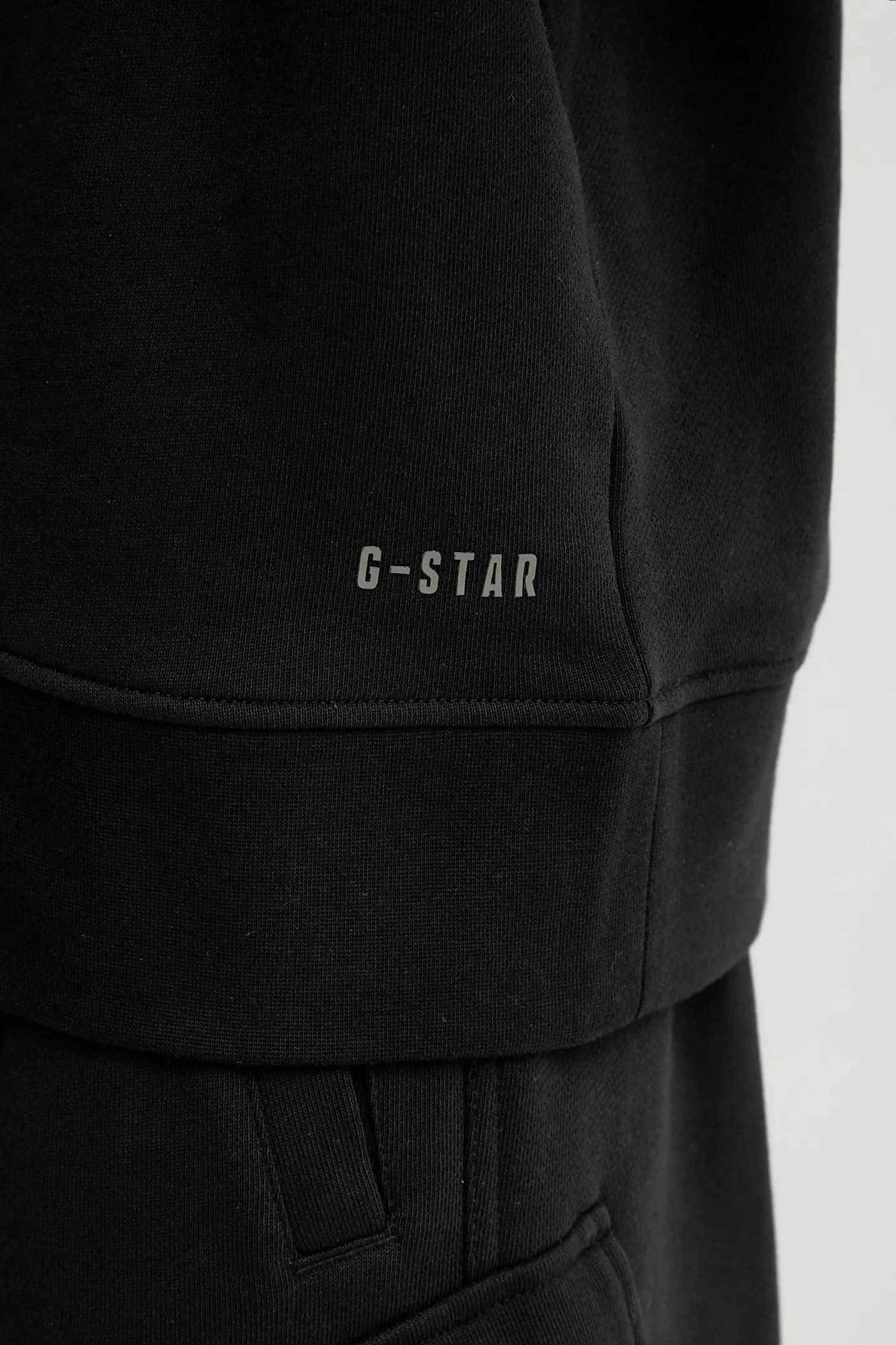 Толстовка из хлопка с текстовым графическим рисунком - фото 6