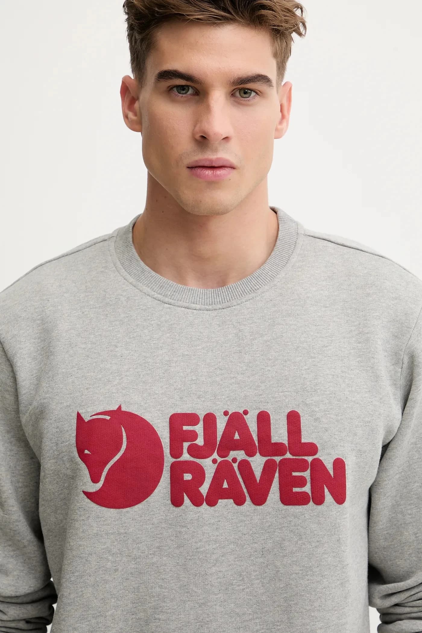 Мужская хлопковая толстовка Fjällräven Logo с логотипом - фото 4