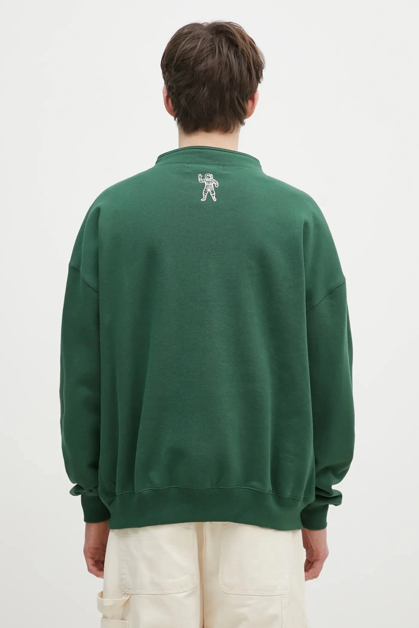 Хлопковая толстовка с воротником-стойкой - фото 3