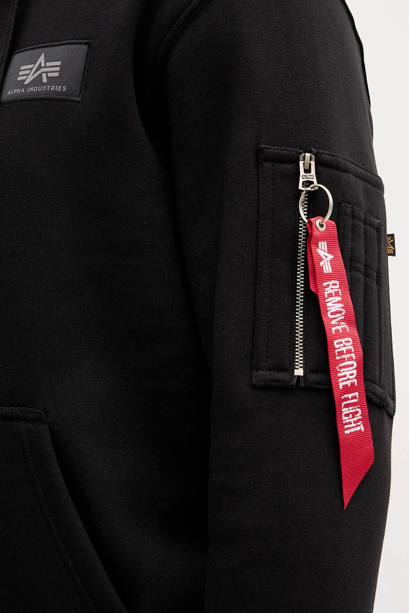 Толстовка с принтом на спине, зеркальный камуфляж - фото 5