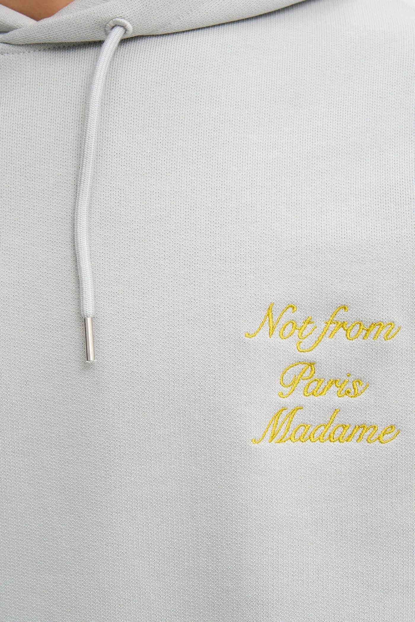 Хлопковая толстовка Le Hoodie со слоганом и каллиграфией - фото 5