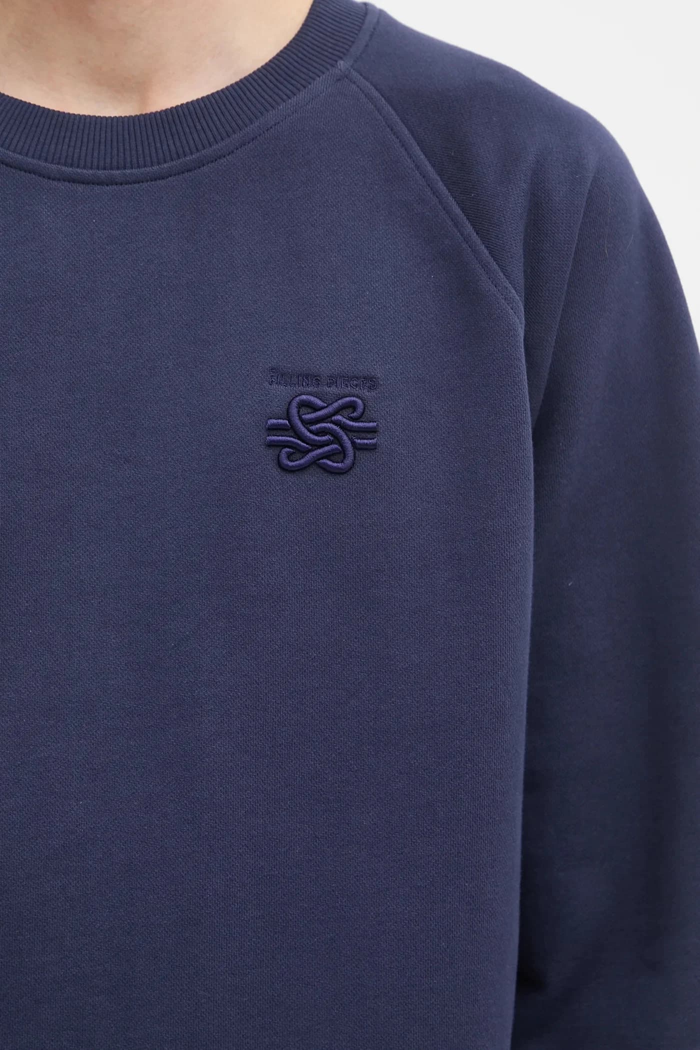 Хлопковая толстовка с вышитым узлом - фото 4