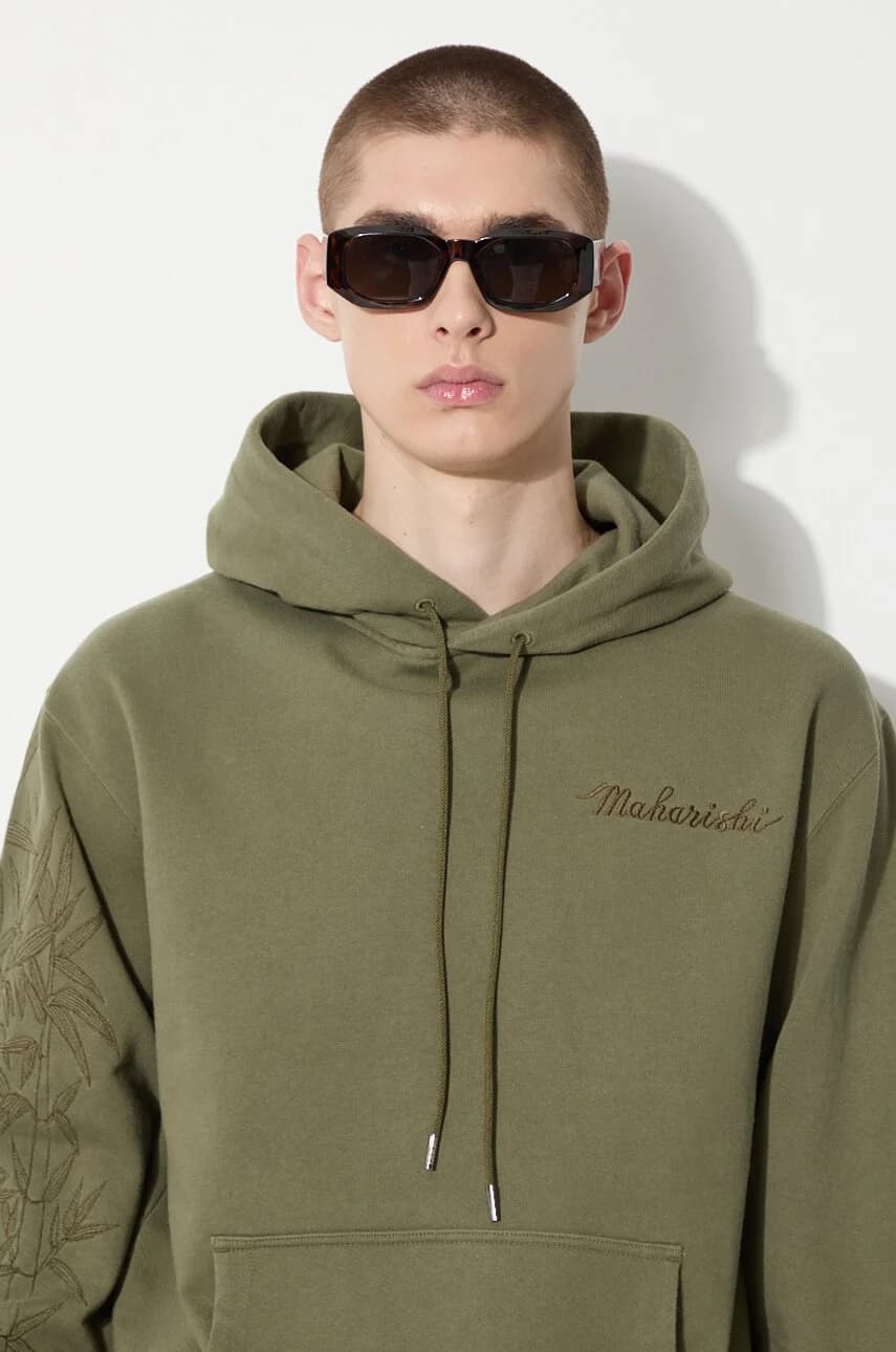 Хлопковая толстовка Dragon Bamboo Hooded Sweat - фото 5