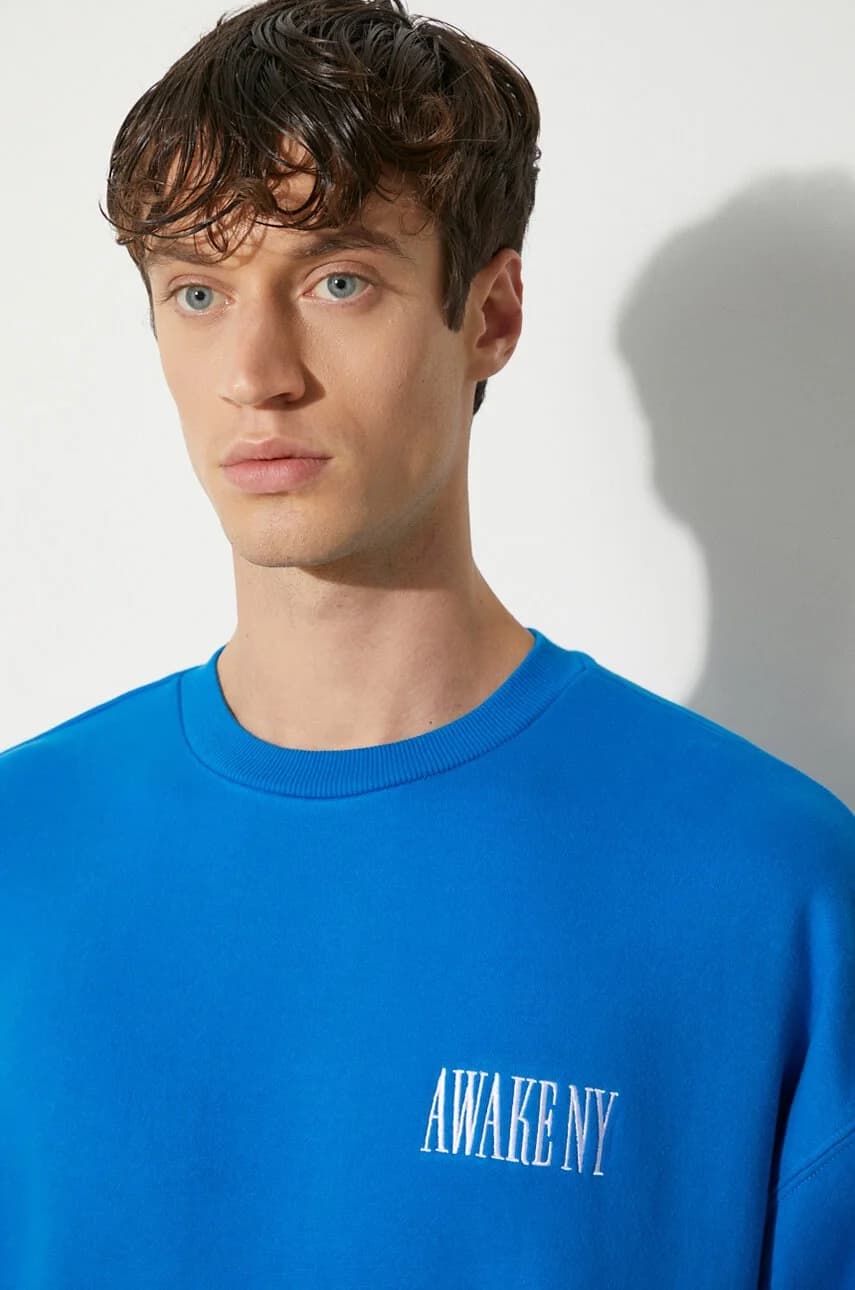 Хлопковая толстовка Awake с круглым вырезом - фото 5