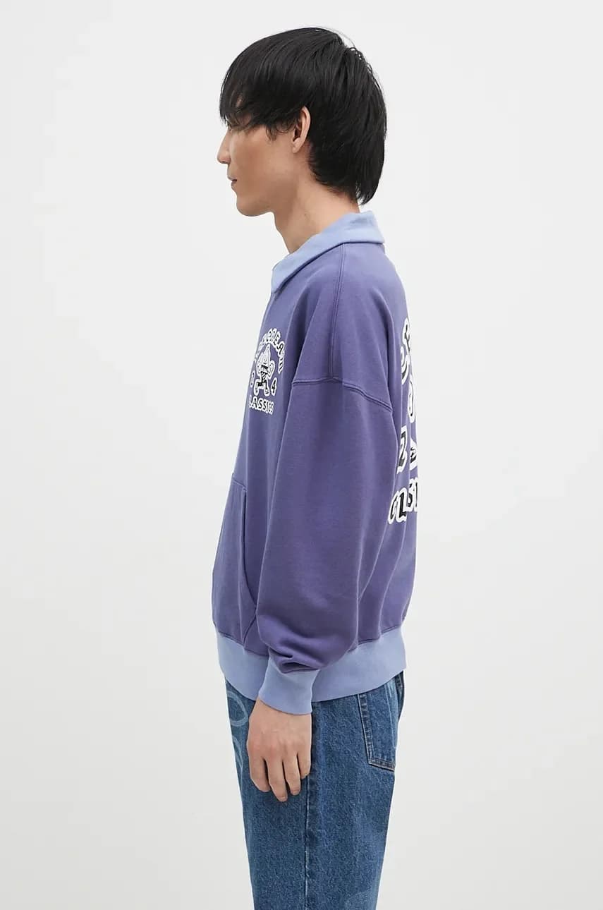 Хлопковая толстовка с молнией в четверть размера Cone Man - фото 2