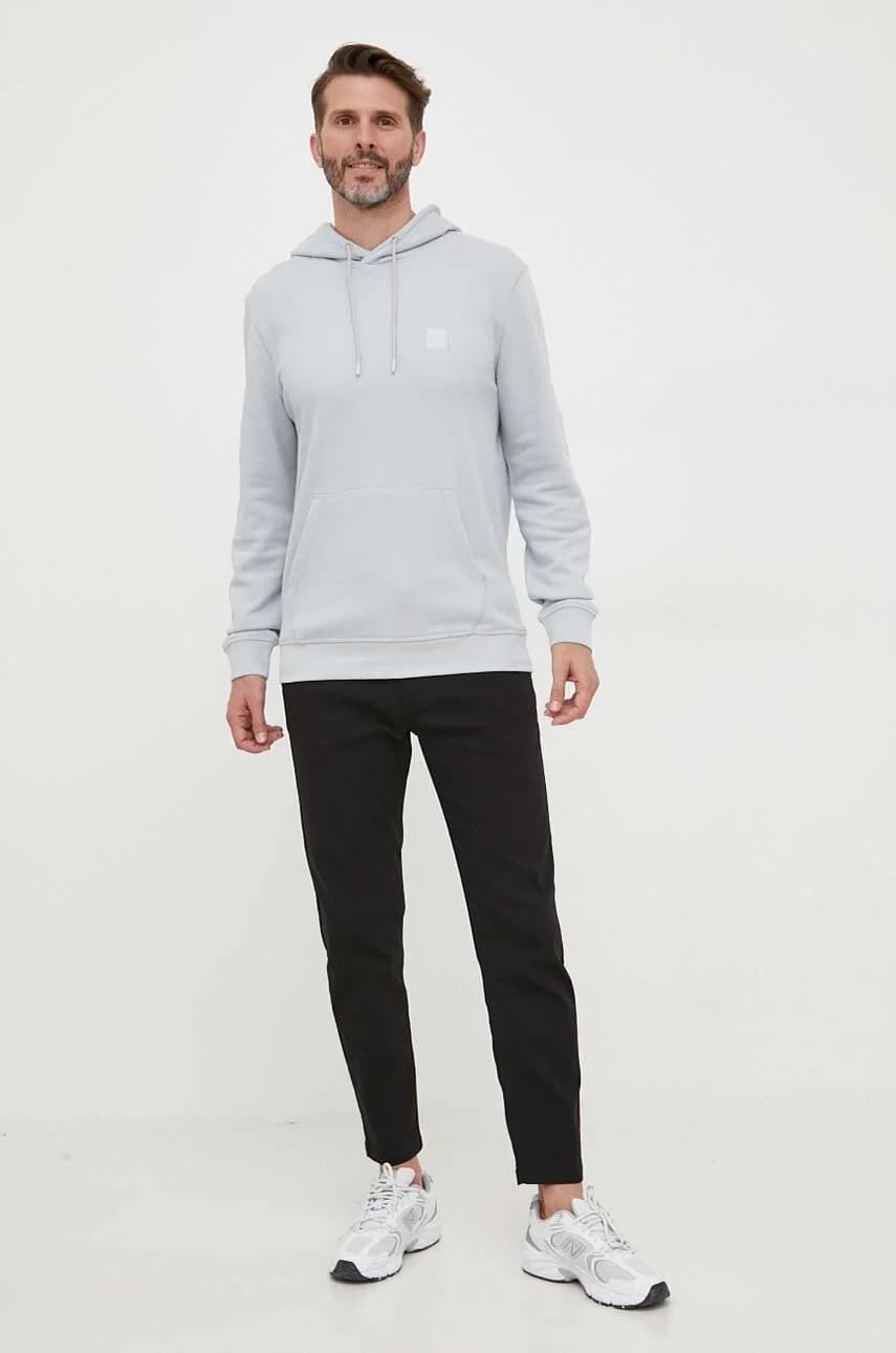 BOSS хлопковая толстовка BOSS Orange - фото 2