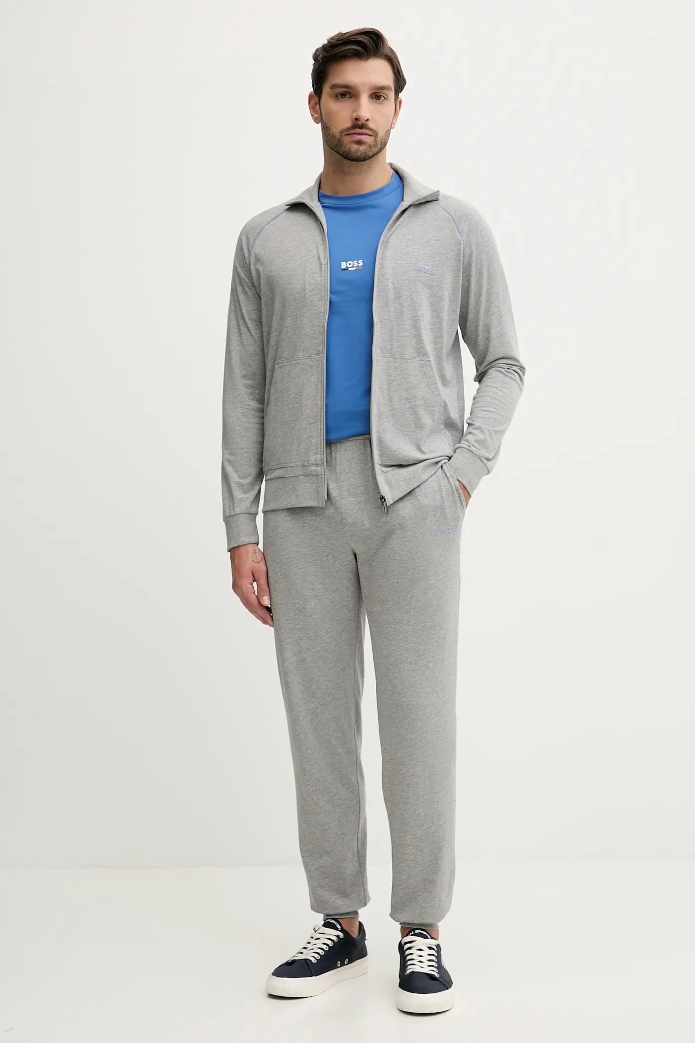Мужская толстовка из хлопка с эластаном Mix&Match Jacket Z - фото 2