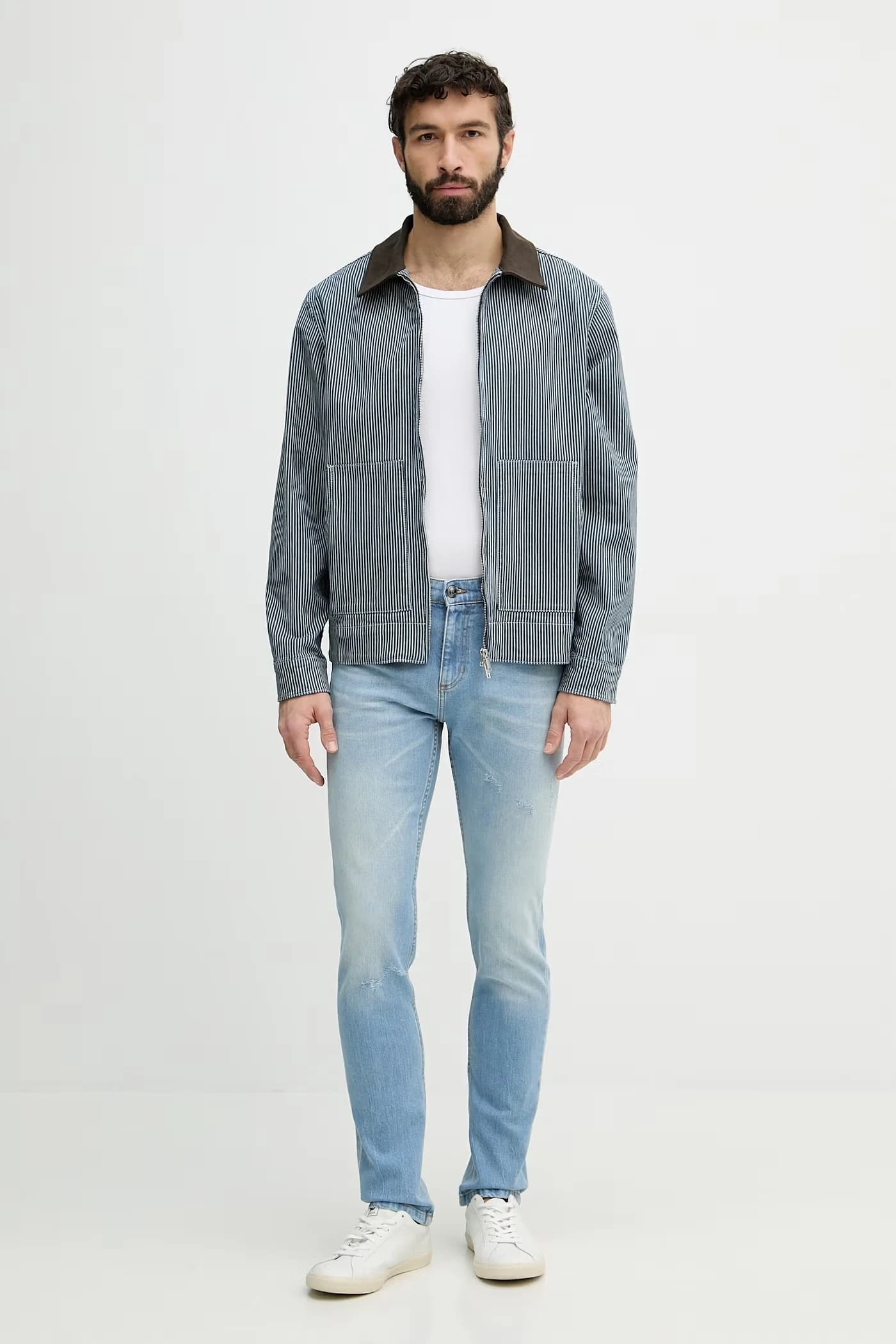 Мужские джинсы узкого кроя - фото 2