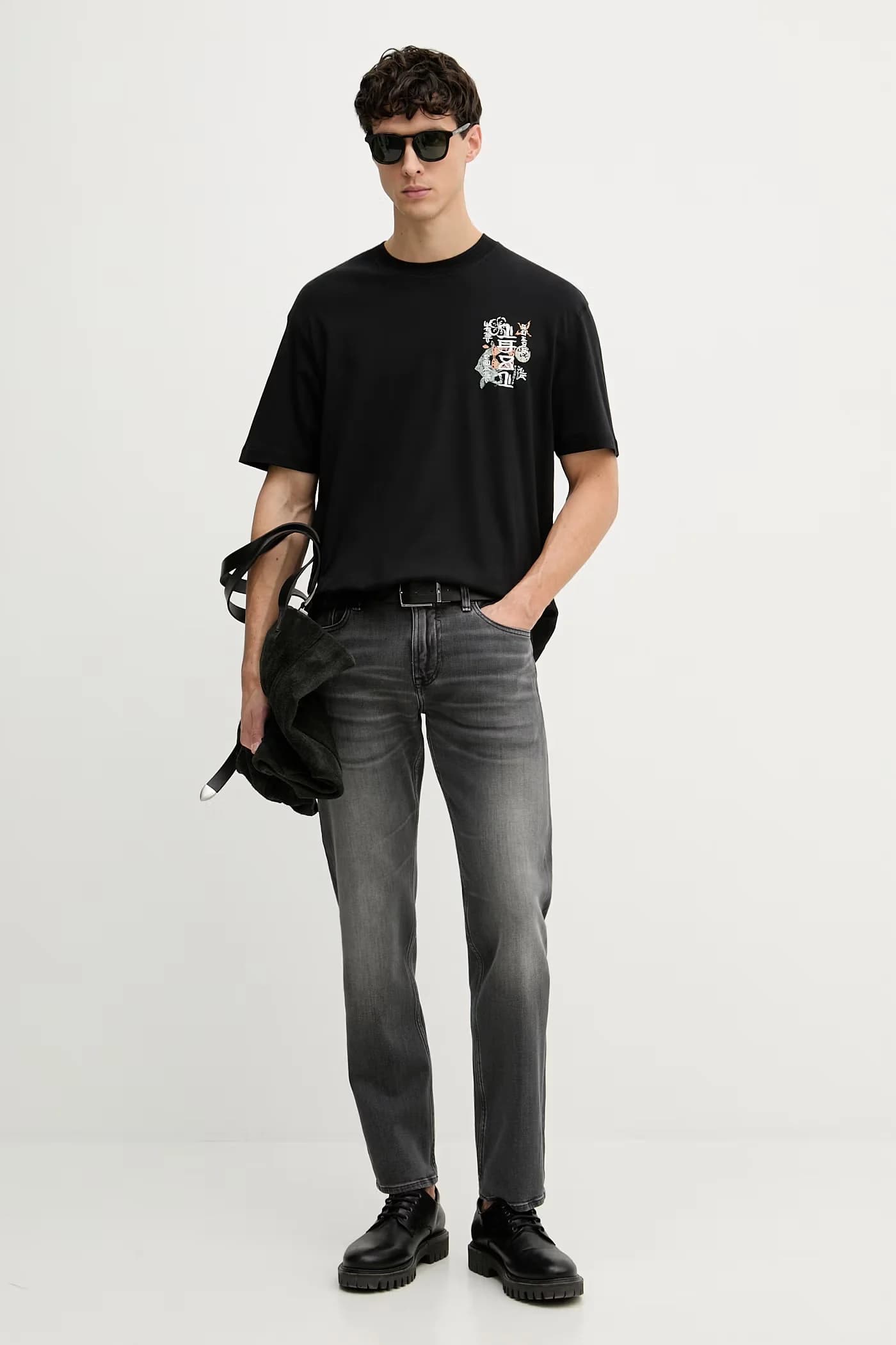 ANGELS мужские джинсы узкого кроя - фото 2