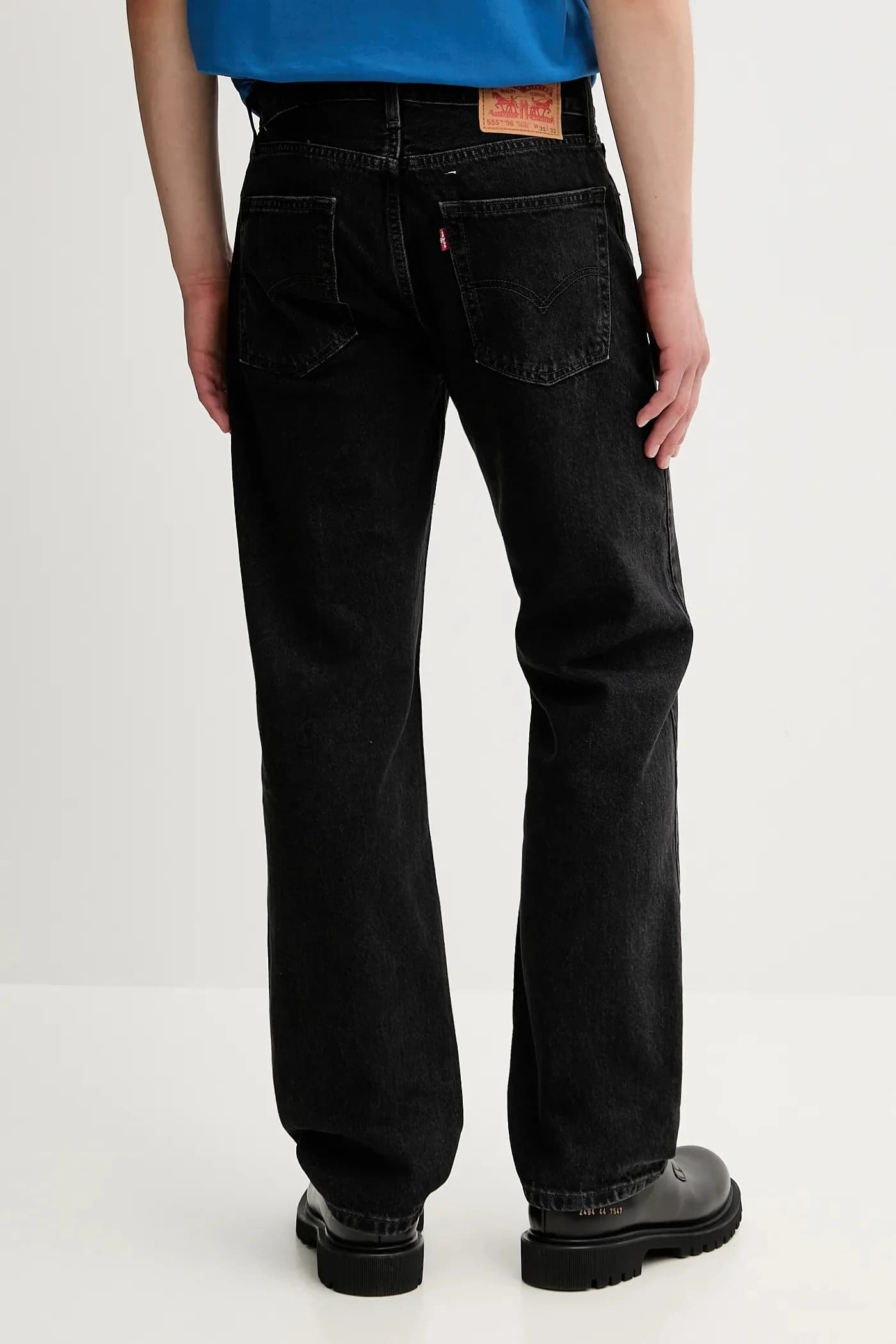 555 РАССЛАБЛЕННЫЕ ПРЯМЫЕ джинсы - фото 3