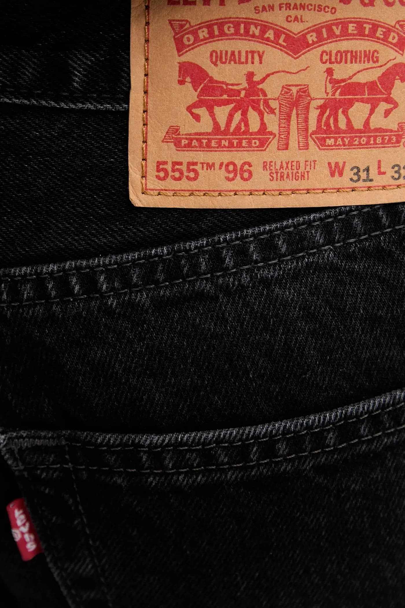 555 РАССЛАБЛЕННЫЕ ПРЯМЫЕ джинсы - фото 4