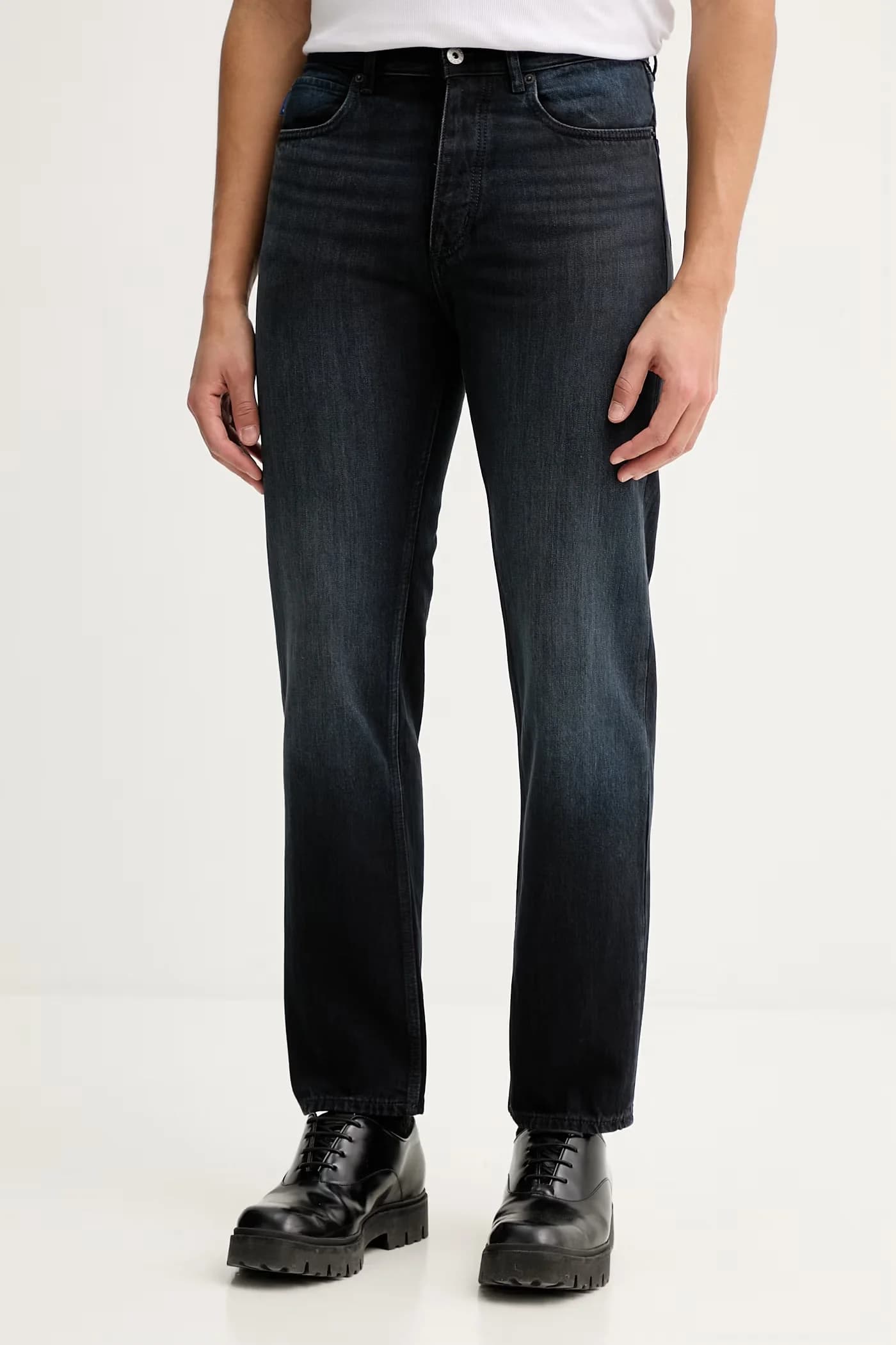 Иона джинсы военно-морской для мужчин