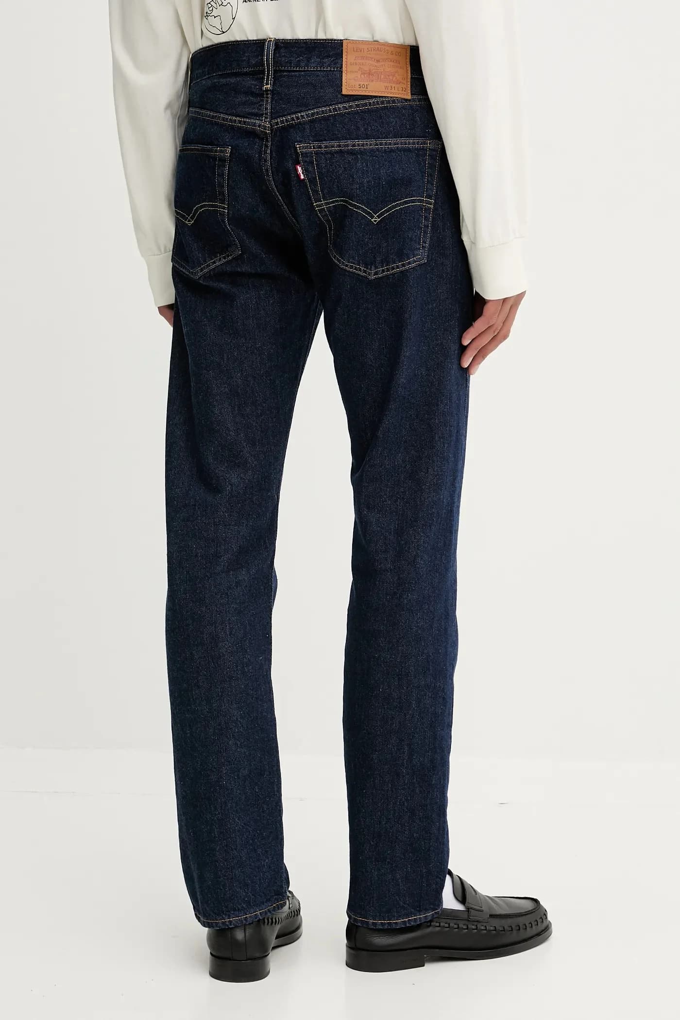 501® джинсы LEVIS®ORIGINAL FIT военно-морской для мужчин - фото 3