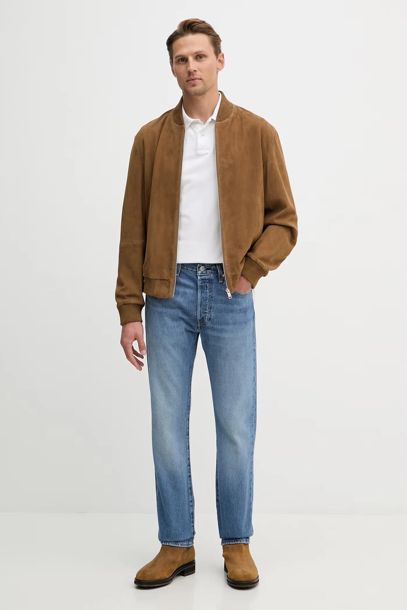 501® джинсы LEVIS®ORIGINAL FIT синие для мужчин - фото 2